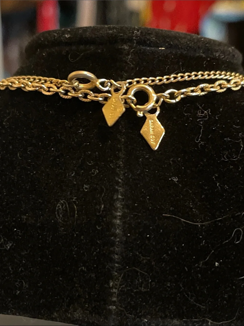 Sarah Coventry Gold-Tone Layered Necklace with Pearl Stations
